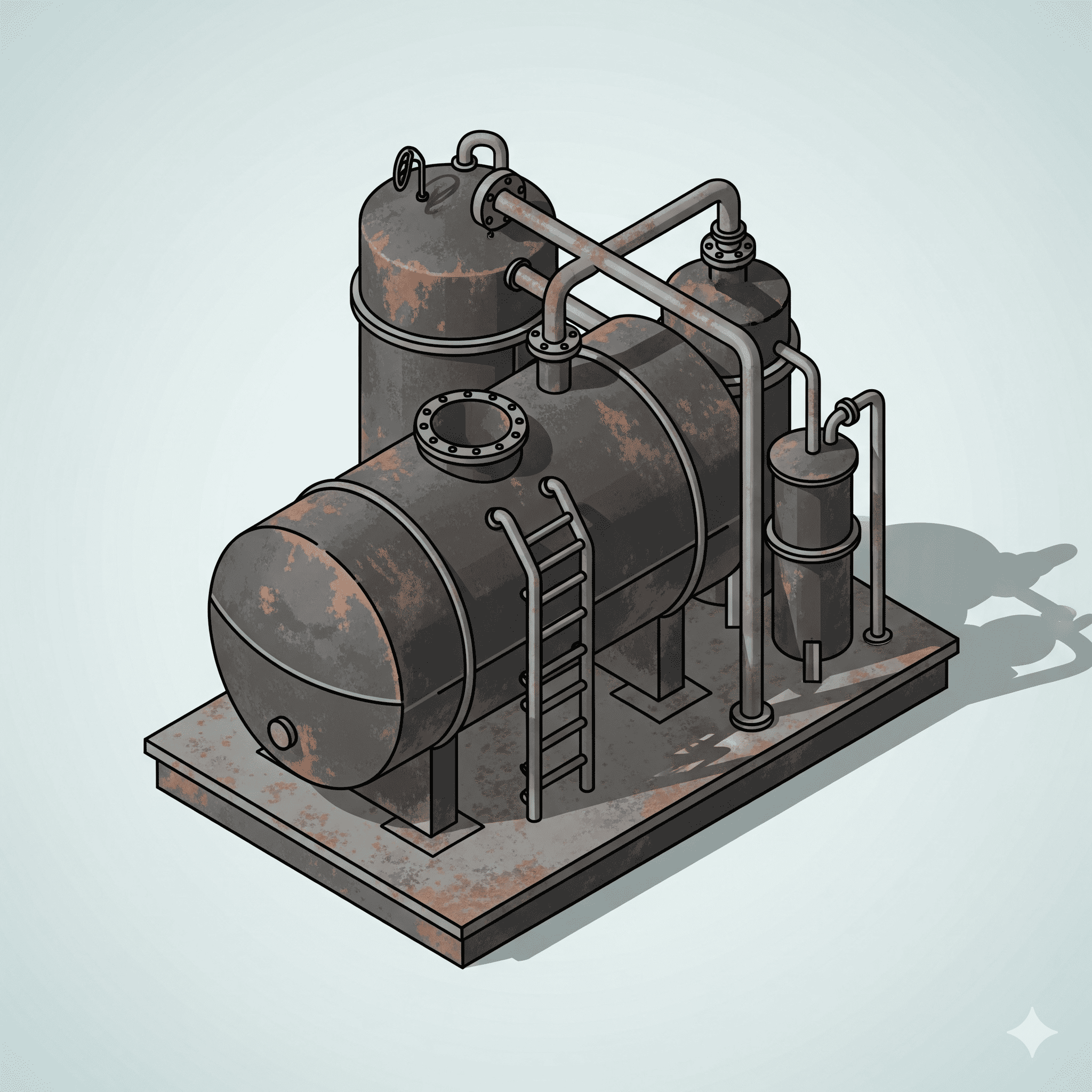 Oxidized Bitumen Unit diagram