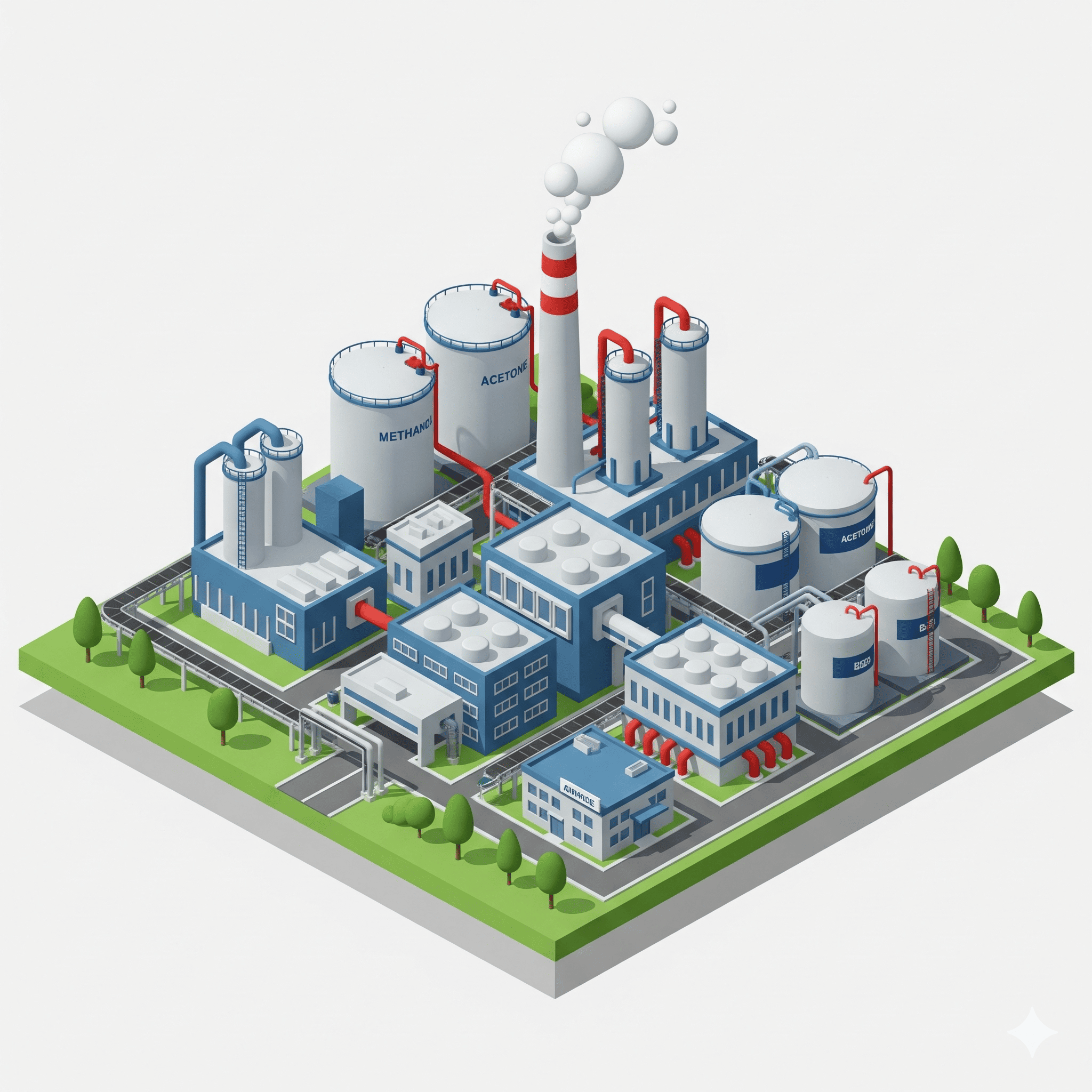 Solvent Production Complex diagram