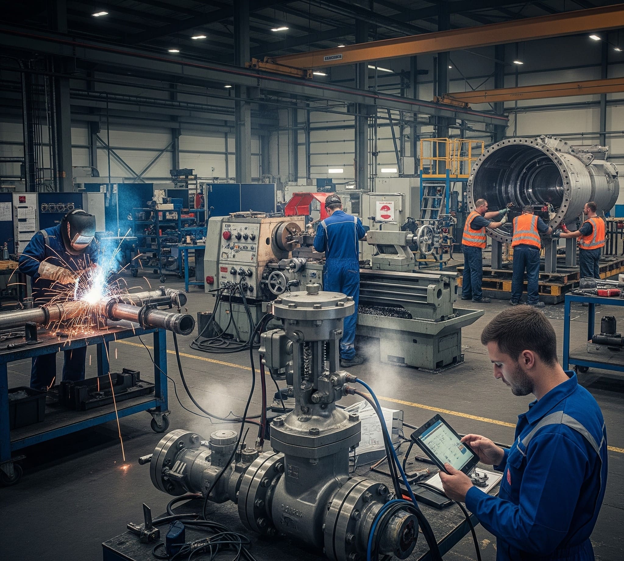 Industrial maintenance and engineering services at Alexandria Petroleum Company